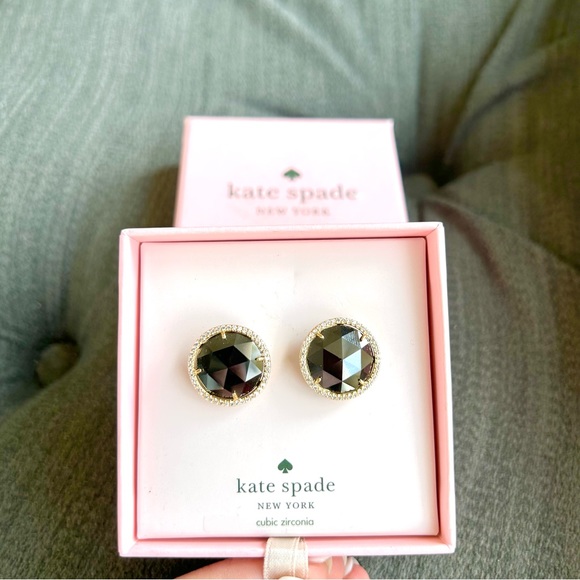 Kate Spade She Has Spark Studs Black - Picture 2 of 9